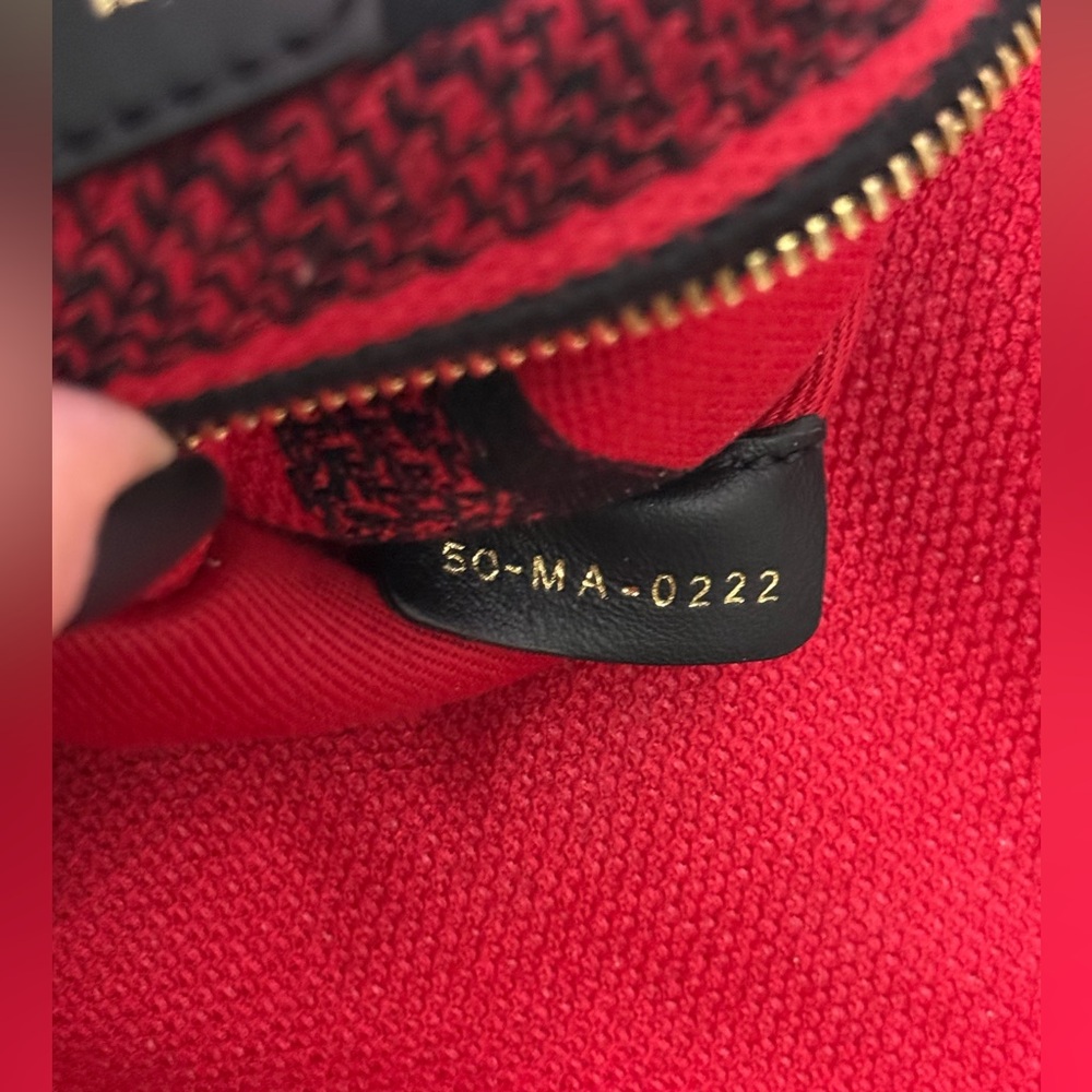 DIOR Dior D-Lite Shoulder Bag Pink & Red Canvas ~ NEVER WORN - Picture 9 of 15